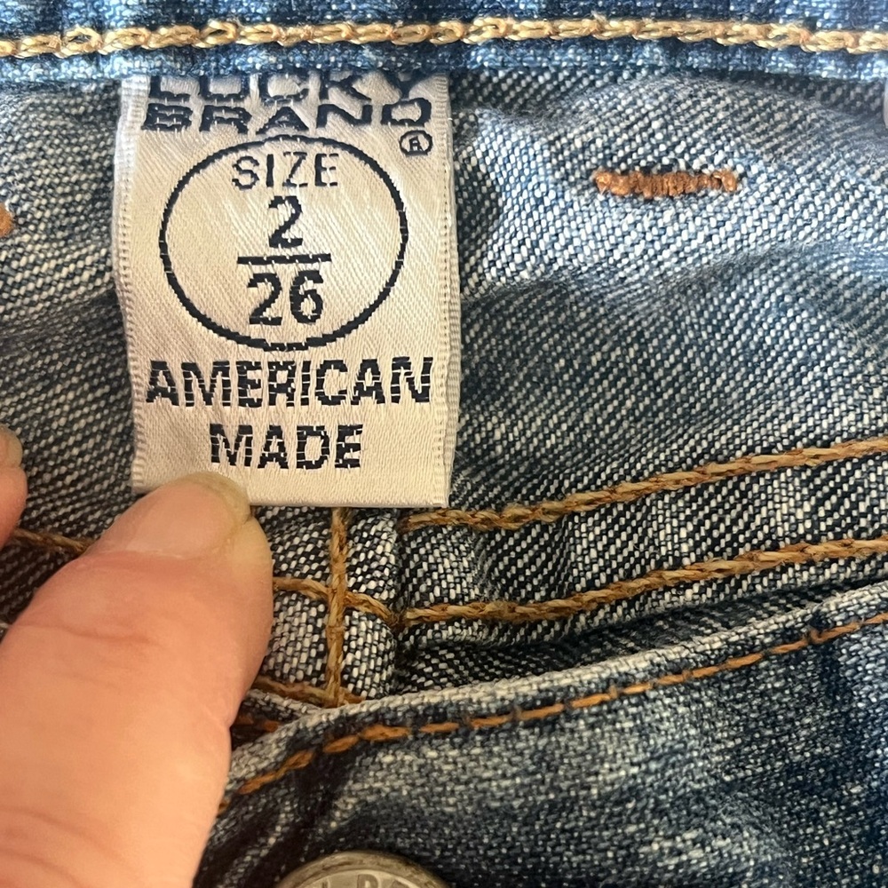 Vintage Women’s Y2K  Lucky Jeans, Sweet Dream, Bootcut, Distressed, 2/26 - Picture 8 of 10